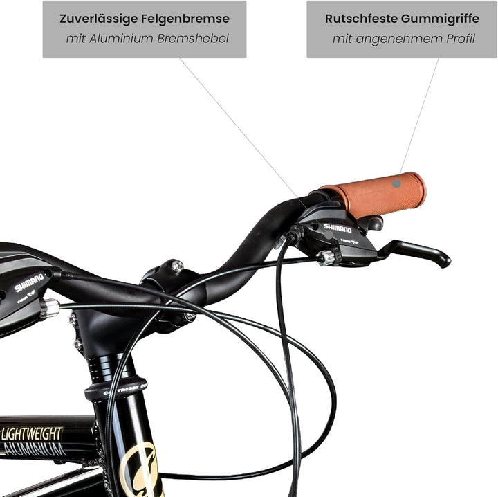 Galano Tandem Fahrrad 2 Personen Trekkingrad 21 Gang ab 150 cm Trekkingfahrrad Damen und Herren 28 Z