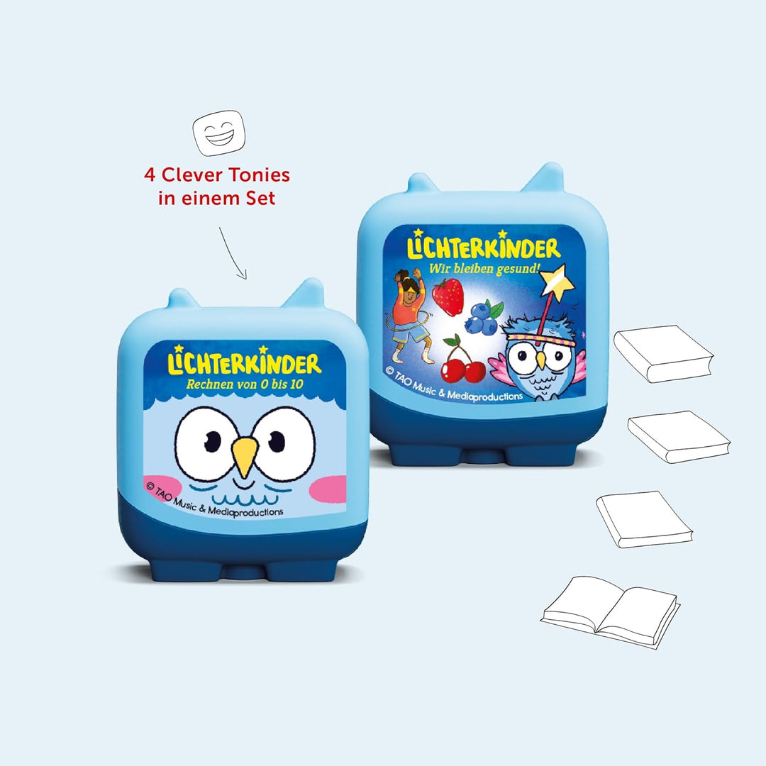 tonies Clever 4-TLG. Set Lichterkinder - Lernen mit LIKI und LUMI ab 5 Jahren #11001333