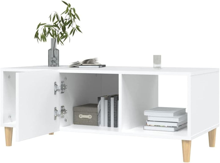 FIRBNUS Wohnzimmertisch Modern 102x50x40 cm Tisch Wohnzimmer Couchtisch Beistelltisch Stilvollen Kle