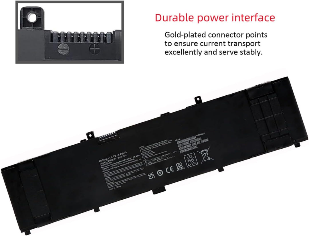 PUGASR B31N1535 Laptop Akku Kompatibel mit Asus ZenBook UX310 UX310UA UX310UA-1A UX310UA-1C UX310UA-