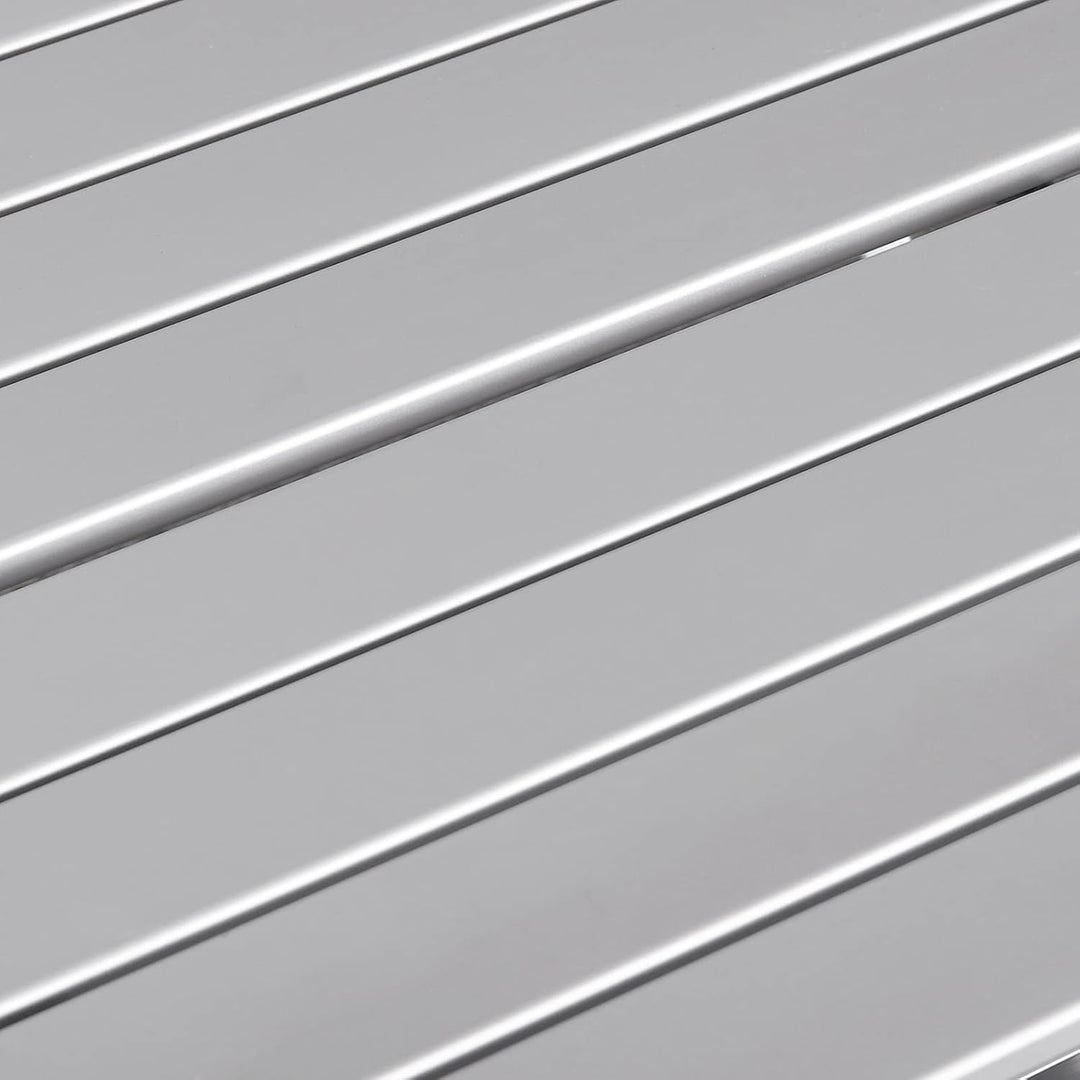 WOLTU Alu Tisch Klapptisch Campingtisch Balkontisch Gartentisch Klappbar aus Aluminium, 50.5x47x59.5