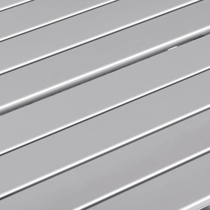 WOLTU Alu Tisch Klapptisch Campingtisch Balkontisch Gartentisch Klappbar aus Aluminium, 50.5x47x59.5