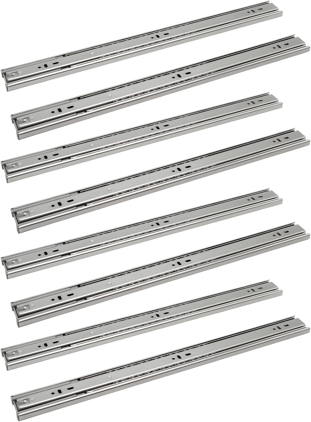 Ansobea Schubladenschienen 400mm, Kugelführungen mit 45 kg Tragkraft Vollauszüge, Schubladenauszug T