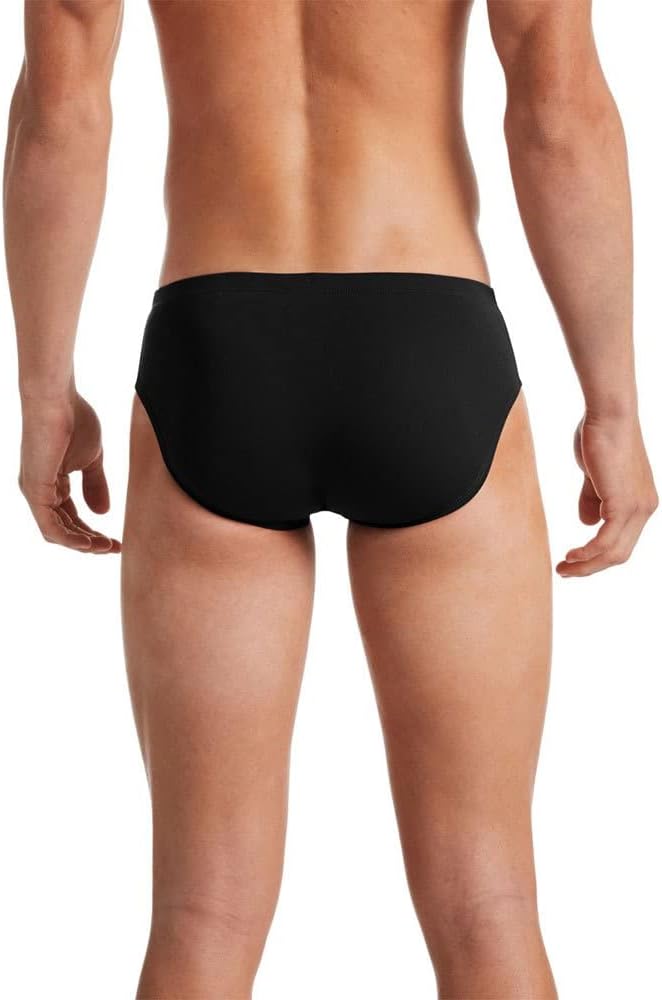 Nike Herren Brief Schwimm-Slips L Schwarz, L Schwarz