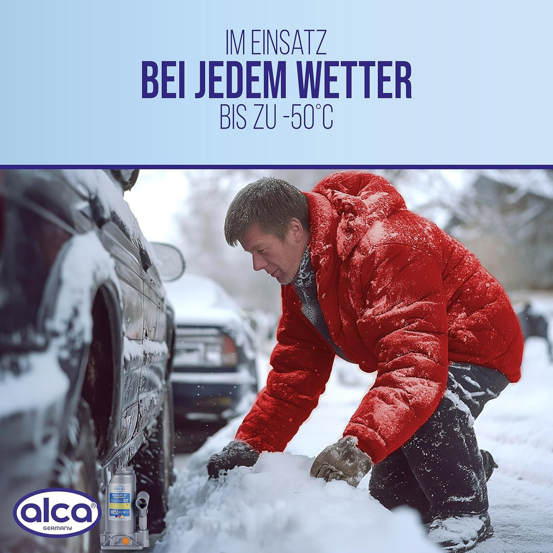 alca® Unterstellheber hydraulisch Wagenheber 3t Stempel-Wagenheber für SUV/PKW Hubhöhe 19,5-38cm