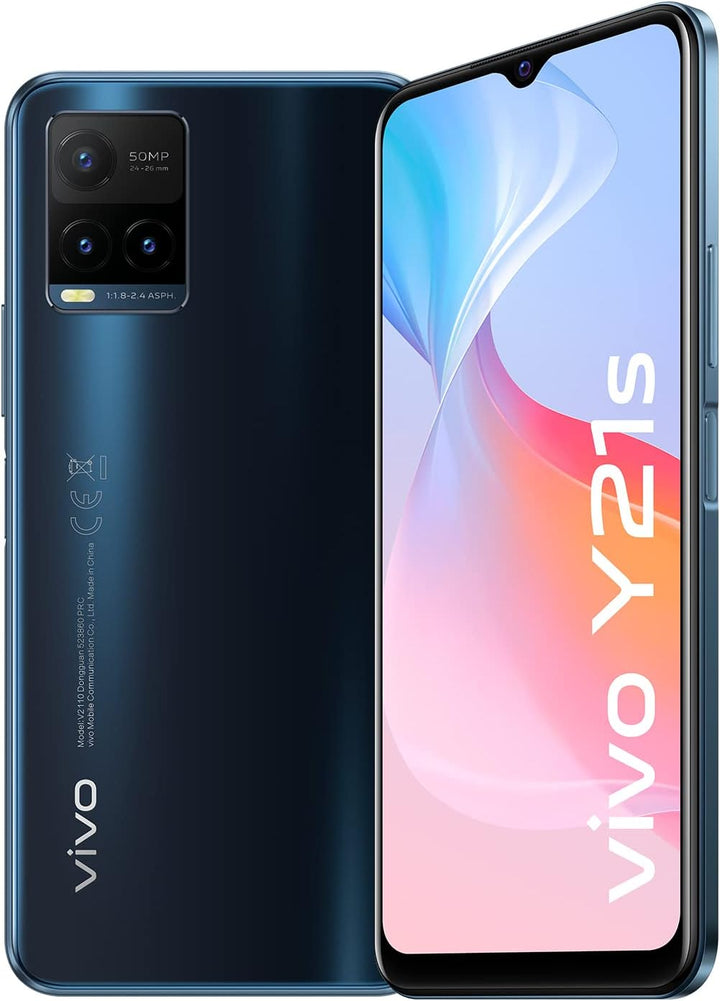 VIVO Y21s 4GB +128GB Smartphone, 50MP Main Camera, 5000mAh Battery, FastCharge with 18W, 8MP Super N