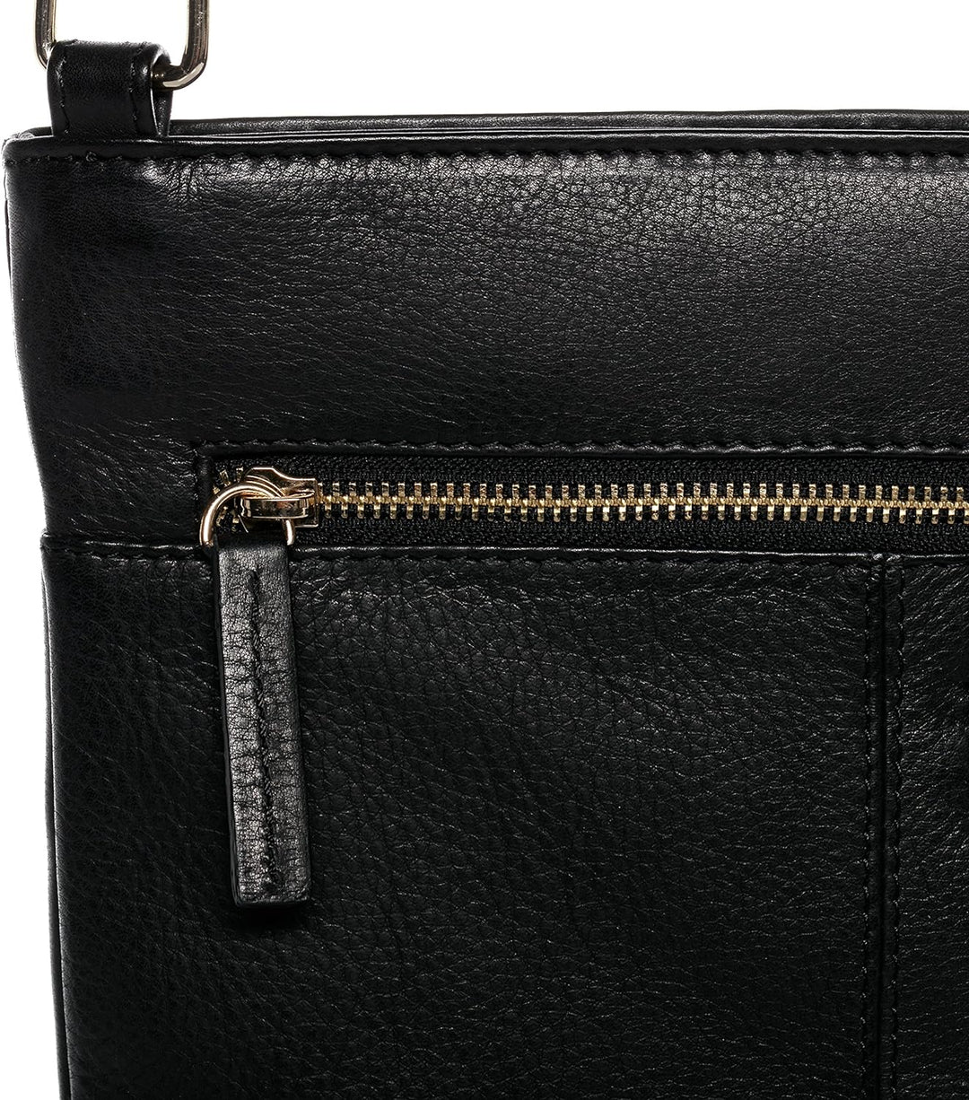 BACCINI Umhängetasche flach ELI aus Nappa-Leder I Crossbody bag klein für Damen I Schultertasche sch