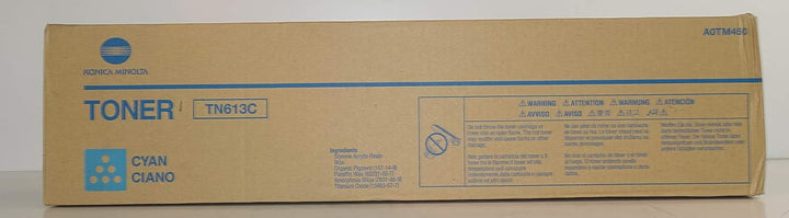 Konica-Minolta Original 1x Cyan A0TM450 / TN613C Toner Bizhub C 652 DS