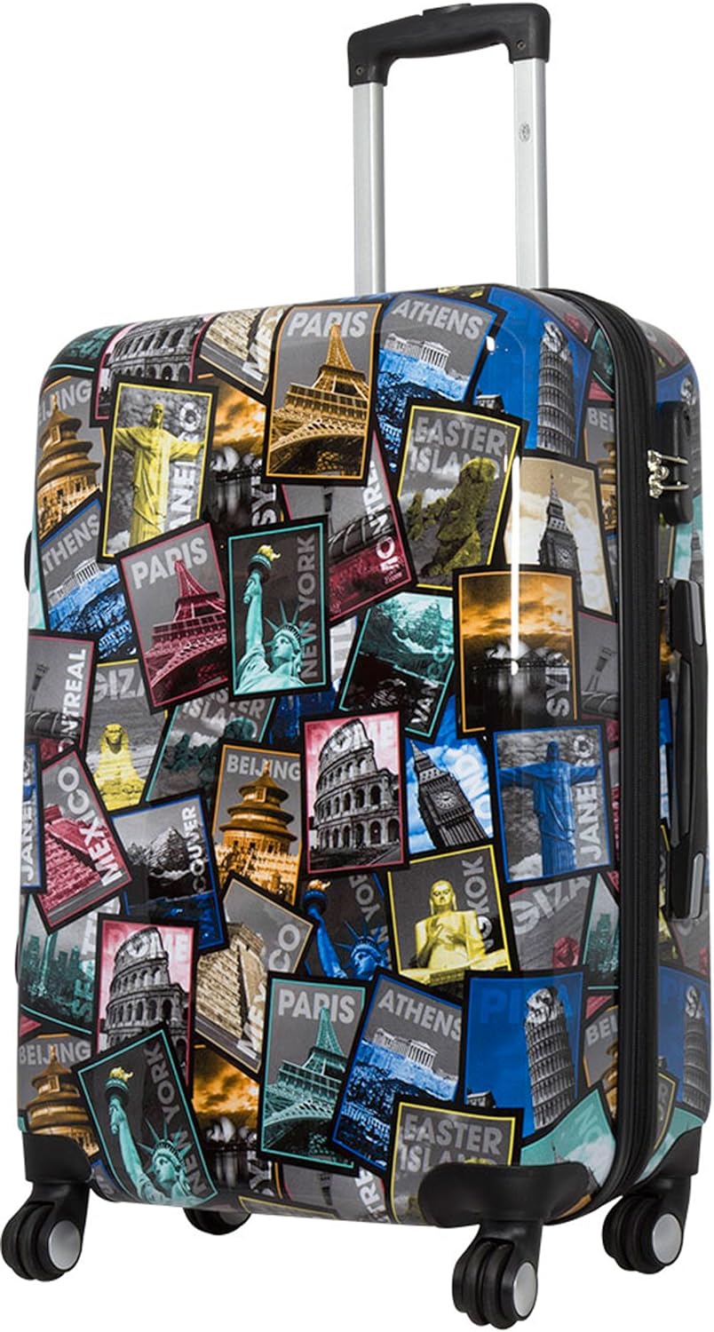 Bowatex Mittlerer New All City 67 cm Reisekoffer 80 Li Motiv Trolley mit Bilder