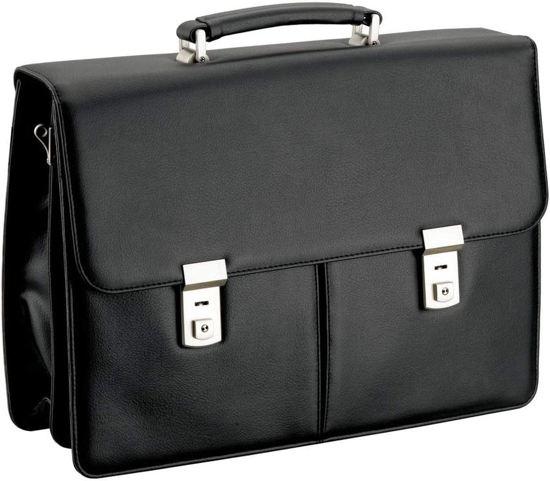 Aktentasche-Arbeitstasche-Umhängetasche Tasche-Schwarz 42 x30x16cm–Bowatex