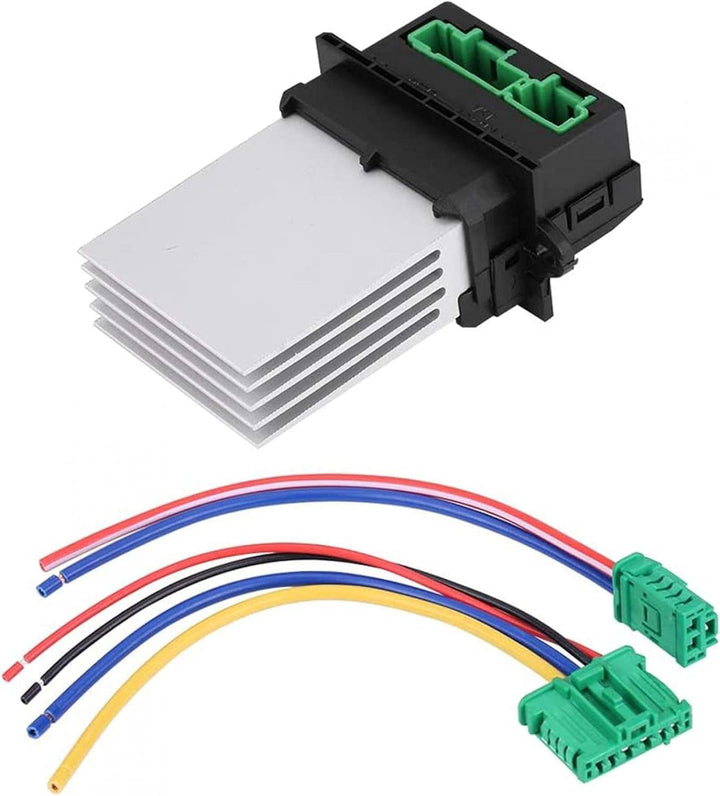 Gebläsewiderstand, Motorgebläse-Widerstand-Heizung mit Kabelstecker-Kabelbaum passend für Citroen C5