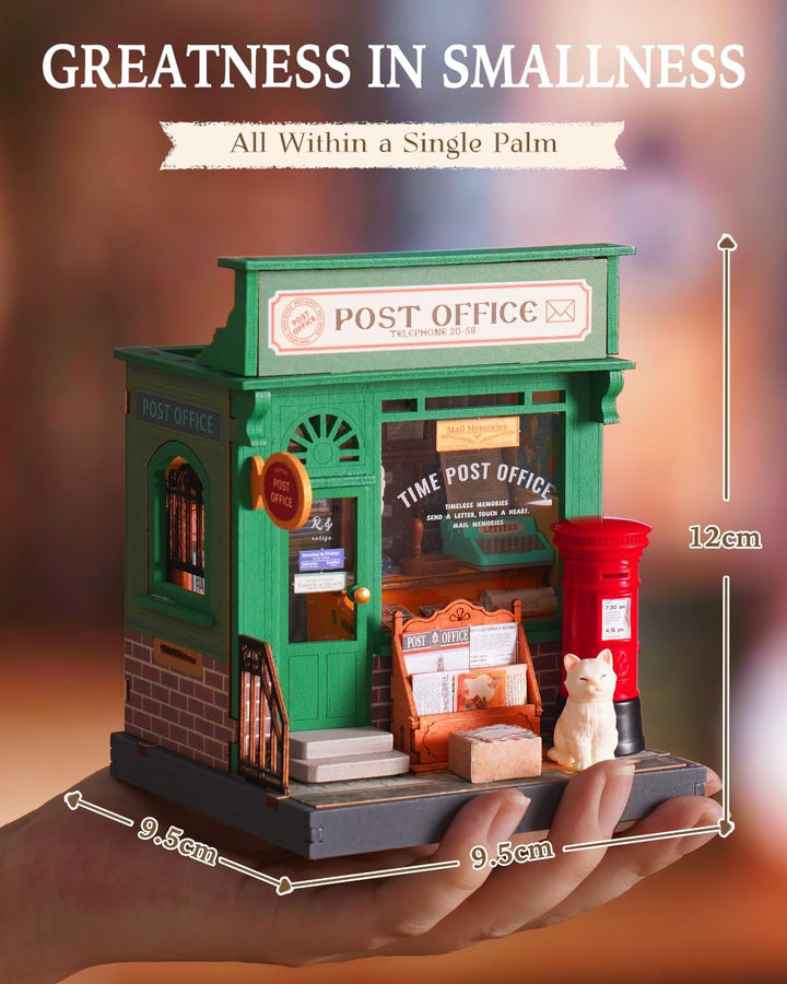 Rolife DIY Miniature House Miniatur Haus Bausatz Selber Bauen Deko für Schreibtisch oder Bücherregal