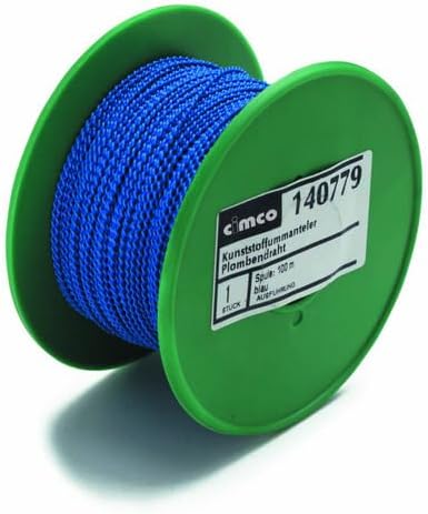 PLOMBENDRAHT KUNSTSTOFF BLAU, 1 Stück
