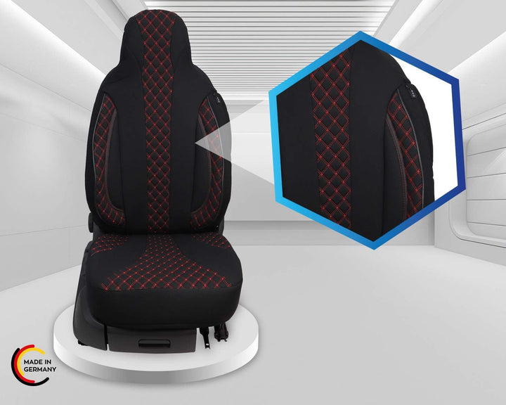 BREMER SITZBEZÜGE Mass Piloten Auto Schonbezüge kompatibel mit Mitsubishi Eclipse Cross Fahrer & Bei