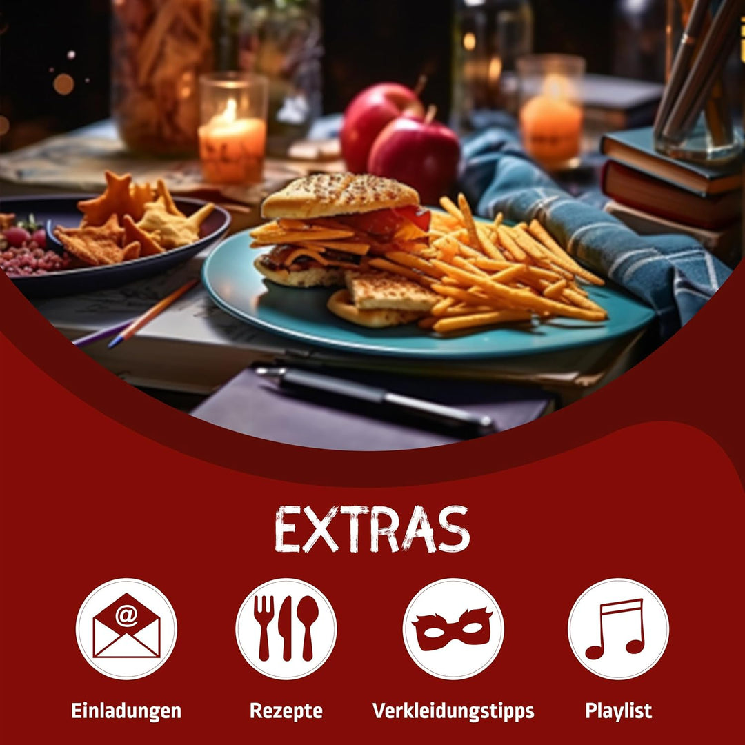 MORD bei Tisch Krimidinner für Zuhause - 5 bis 7 Personen - Der Klassentreffen Fall - Das Krimi Spie