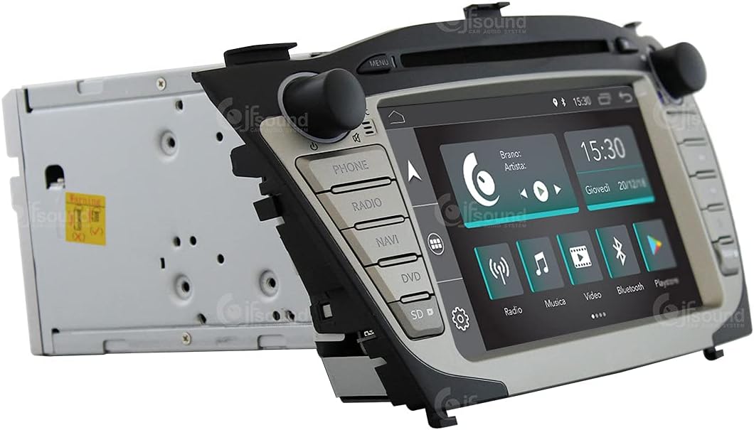 Costum fit Autoradio für Hyundai IX35 Android GPS Bluetooth WiFi Dab USB Full HD Touchscreen Display