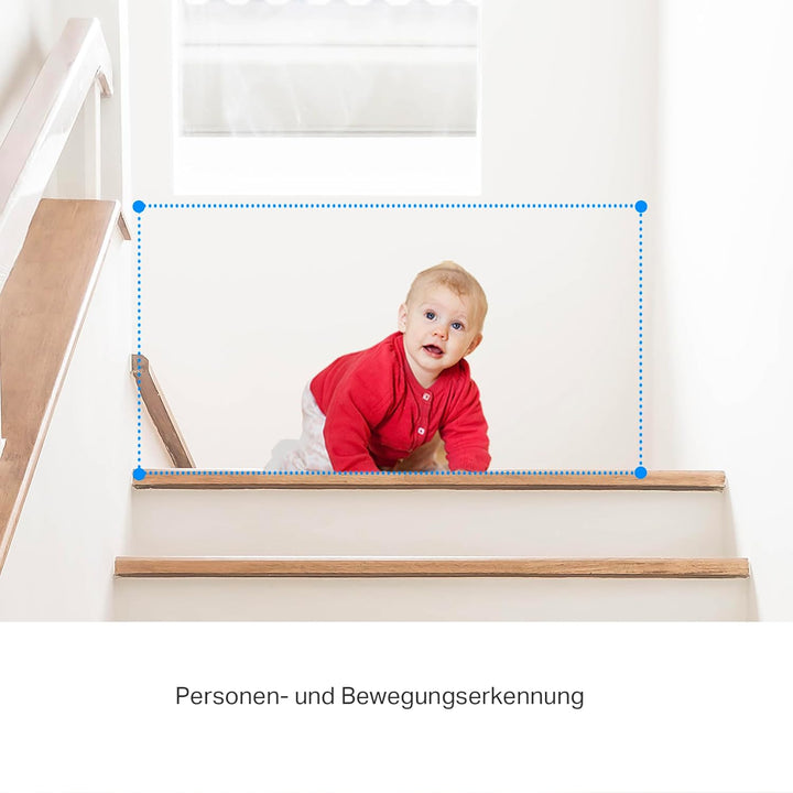 Tapo TP-Link C211 WLAN IP Kamera Überwachungskamera (Linsenschwenkung und Neigung, 3MP-Auflösung, 2-