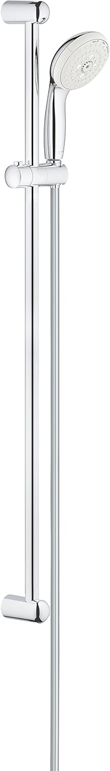 Grohe Tempesta 100, Brausen und Duschsysteme - Brausestangenset, 3 Strahlarten, Chrom, 27796001 Brau