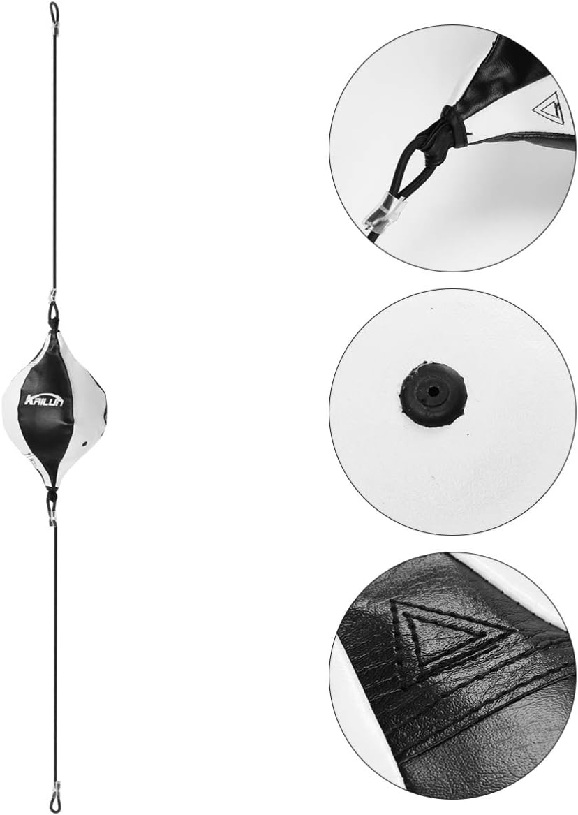 BESPORTBLE Reaktionsball Boxen Training Mit Doppelendball Set Inkl. Inflator Und Haken Für Reflex- U