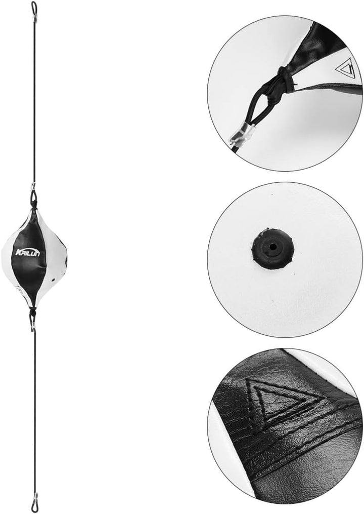 BESPORTBLE Reaktionsball Boxen Training Mit Doppelendball Set Inkl. Inflator Und Haken Für Reflex- U