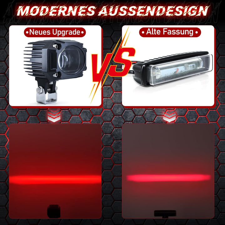 LED Gabelstapler Lichter rote LED gerade Linie Gabelstapler Sicherheitslicht 10W DC 10-80V Lagerhaus
