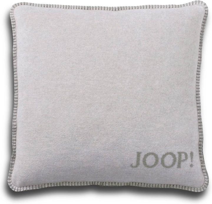 Joop, Kissenhülle Uni Doubleface Silber-Jade Baumwolle/Polyacryl, Masse: 50cm x 50cm, 758958 50 x 50