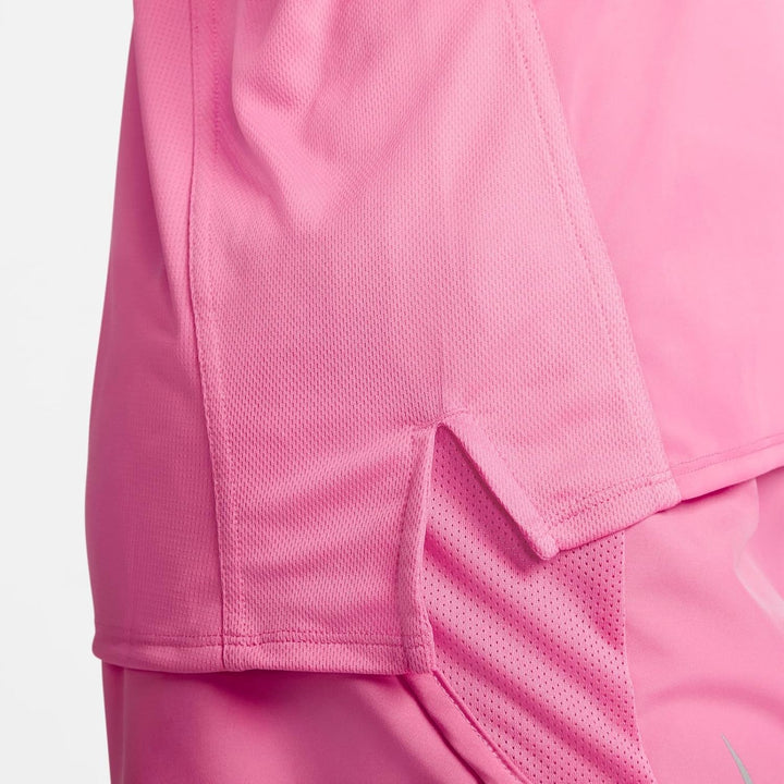 Nike Damen Nk Fast Df Ss T-Shirt S Rosa, S Rosa