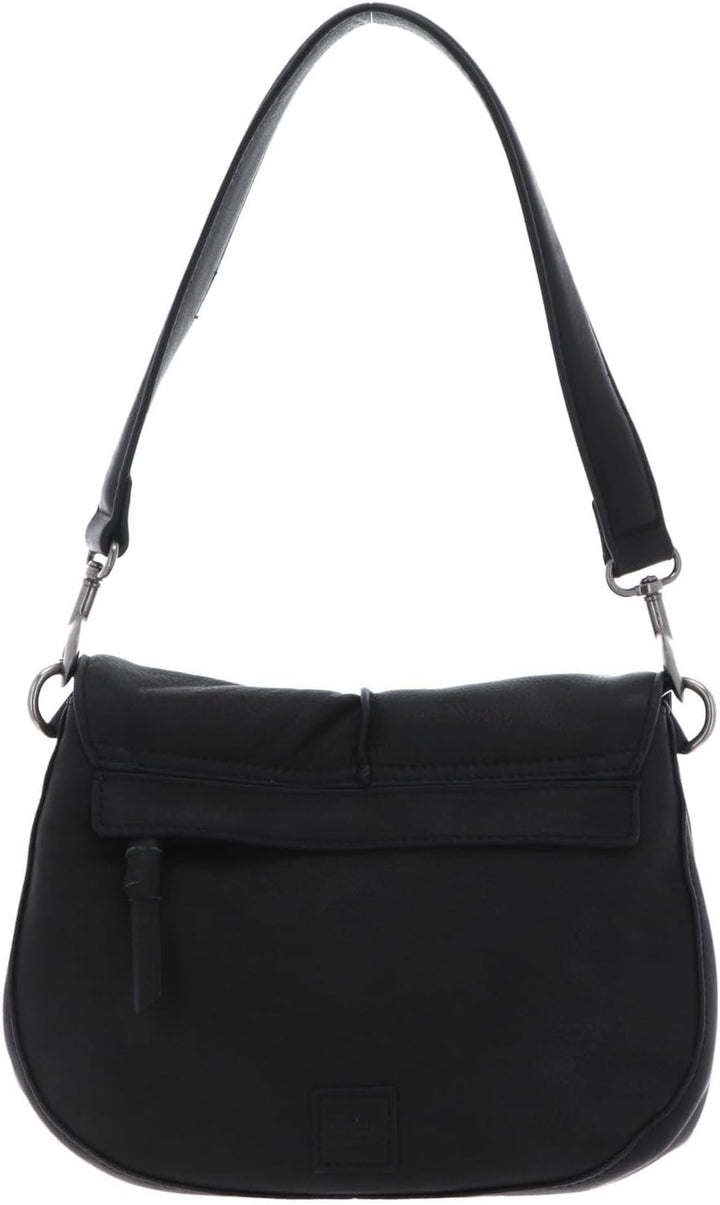 FREDsBRUDER FB Schultertasche Leder 26 cm, Schwarz, Einheitsgrösse