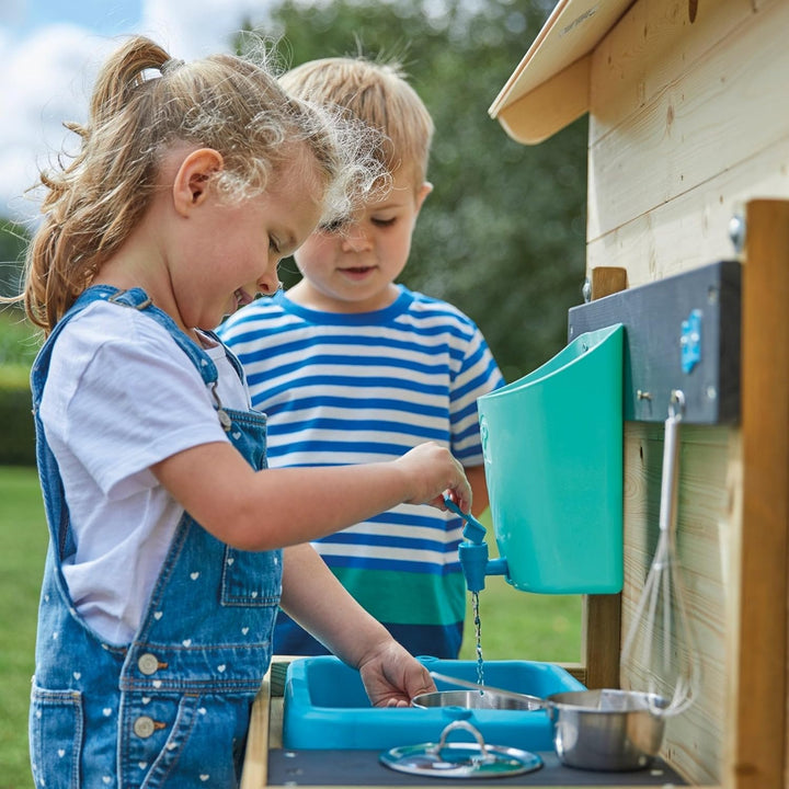 TP Toys Early Fun Playhouse Accessory FSC Bolt on Mud Kitchen Attachment für EIN Spielhaus enthält W