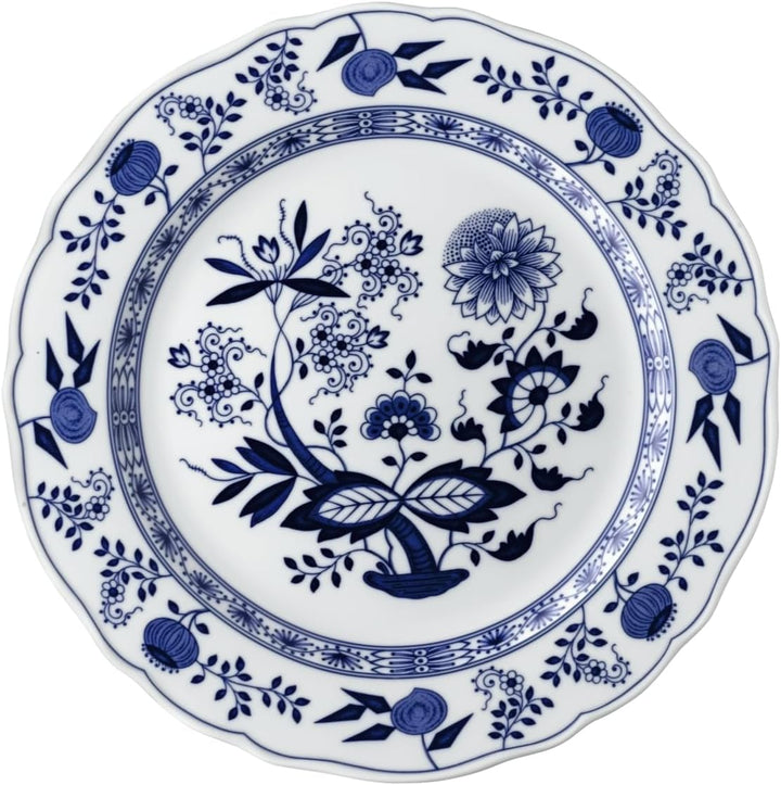 Hutschenreuther Blau Zwiebelmuster Platzteller 31 cm Fahne/ Gourmetteller
