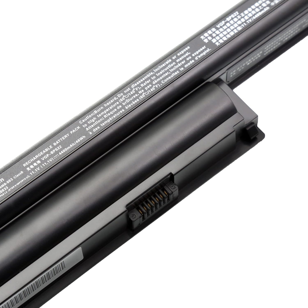 BLESYS Laptop Akku fĂŒr Sony Vaio VGP-BPS22 VGP-BPS22A VGP-BPL22 VPC-EA VPC-EB VPC-EC VPCEA3S1E VPCEB