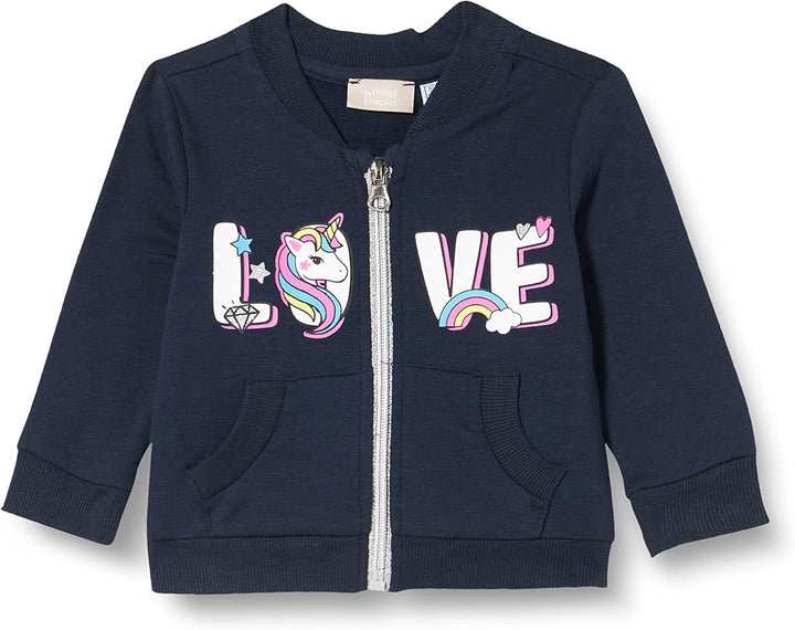 Chicco Baby-Mädchen Sweatshirt 18 Monate Dunkelblau, 18 Monate Dunkelblau