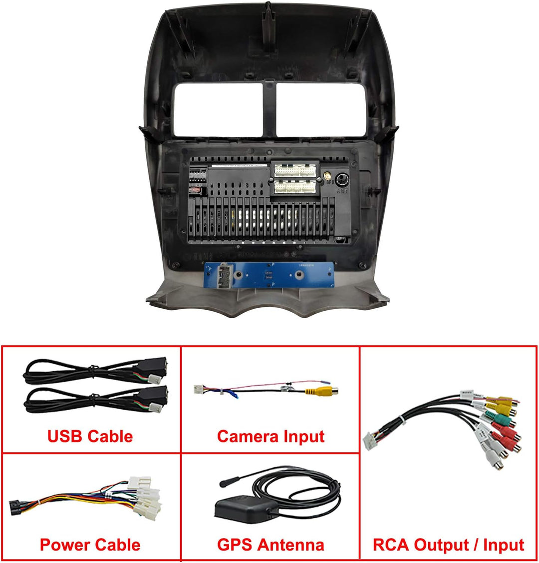 LEXXSON Autoradio für Mitsubishi ASX 2013-2019 | 10 Zoll Touchscreen Android 10.1 AM FM RDS Radio GP