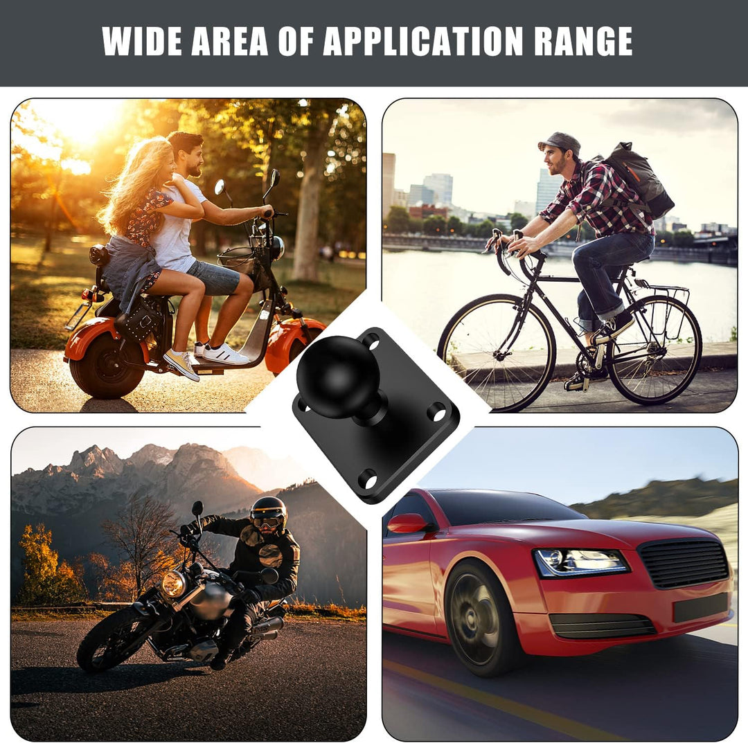 Ram Mount Arm Handyhalter Fahrrad Kugelkopf Wandhalterung Square Base 2 Stck 1" Handyhalterung zum S