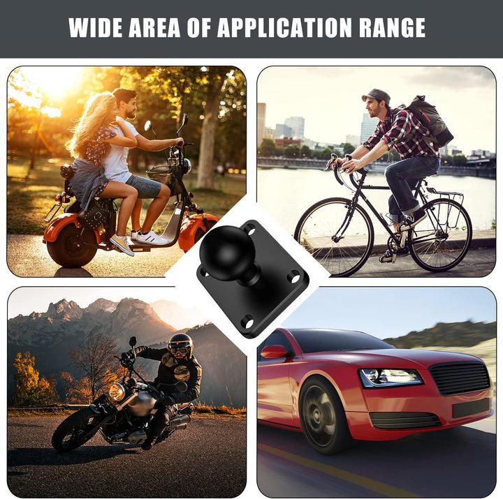 Ram Mount Arm Handyhalter Fahrrad Kugelkopf Wandhalterung Square Base 2 Stck 1" Handyhalterung zum S