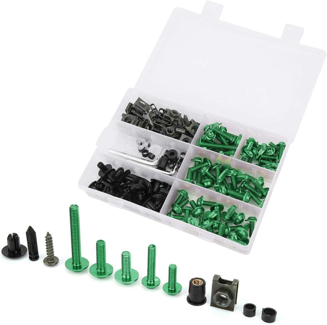 Verkleidungsschraubensatz, 198 Stück/Set Verkleidungsschrauben der Windschutzscheibe M5 M6 Schrauben