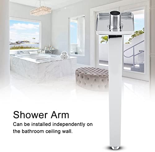 Dusche Arm Wand Quadrat Edelstahl Top Gerade Dusche Verlängerung Arme Rohr für Badezimmer Decke Dusc