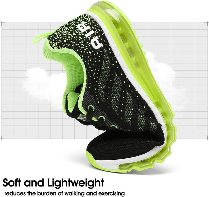 frysen Herren Damen Sportschuhe Laufschuhe mit Luftpolster Turnschuhe Profilsohle Sneakers Leichte S