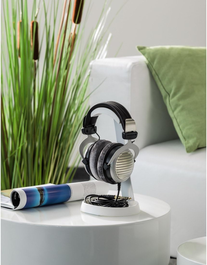 Hama Kopfhörer-Ständer (mit Kabelablage, 26,5 cm Höhe) weiss Weiss Ständer (Höhe 27cm), Weiss Stände