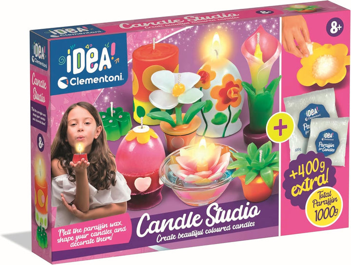 Clementoni Kerzen Idea selber machen - DIY Kerzen-Set inkl. Nachfüllset - Kreativset zum Herstellen
