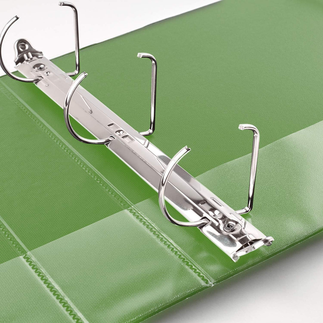 Avery Durable View 17838 Ringbuch, 5,1 cm schräge Ringe, 4 grüne Ordner Grün 2" 4 Stück, Grün 2" 4 S