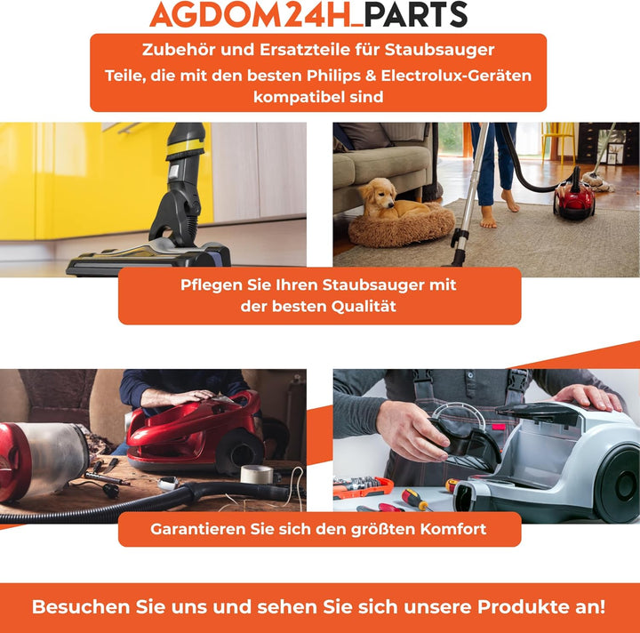 Staubbehälter, kompletter Auffangbehälter CP0681 + Filter für Philips Staubsauger SpeedPro Max, Spee