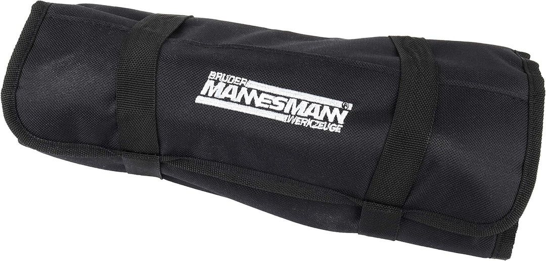 Brüder Mannesmann Werkzeug-Rolltasche, 65-tlg, Schwarz, 9.4 L x 31.3 H x 13.2 W (cm) Single, Single