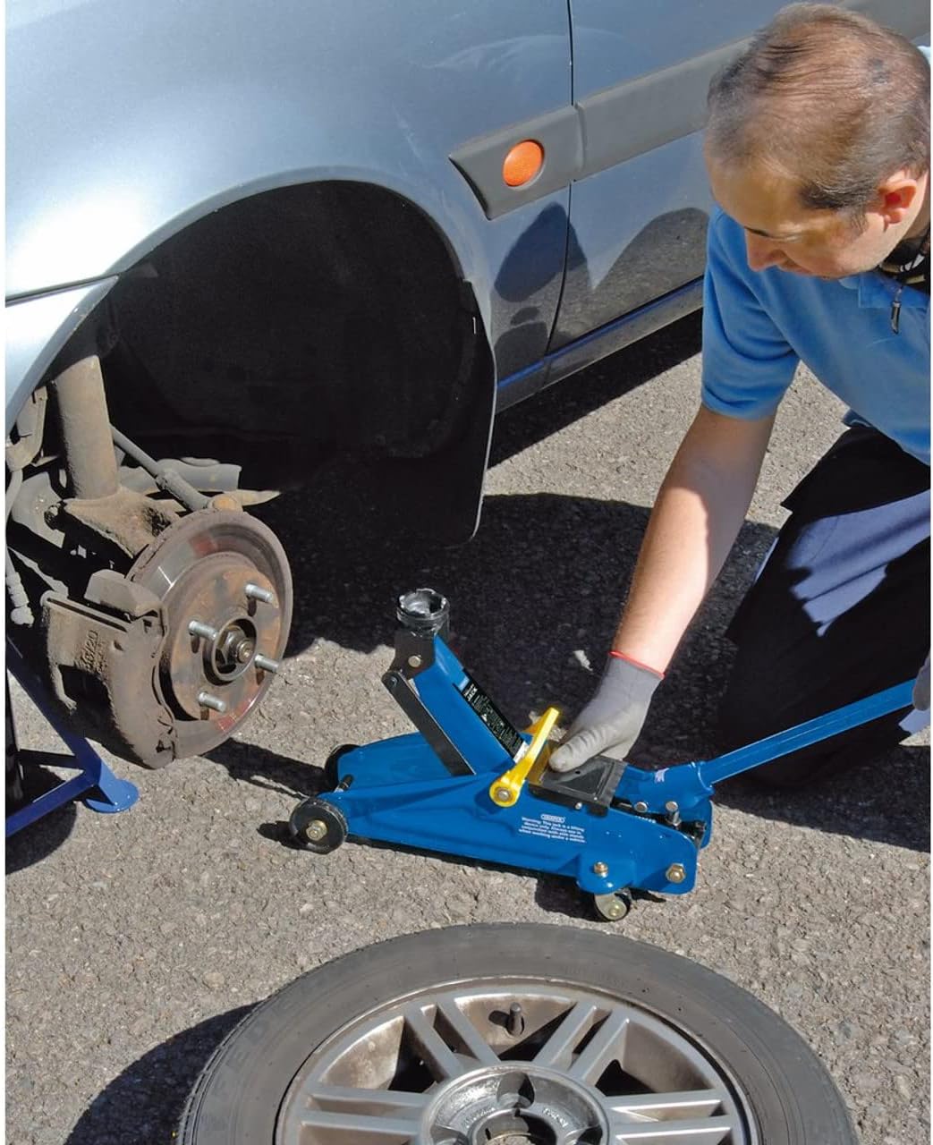 Draper 27634 2 Tonne Light Duty Trolley Jack.