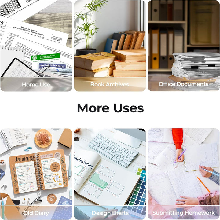 CZUR ET16-P Professioneller Buchscanner mit LED Fülllicht, OCR Dokumentenscanner 16 Megapixel Dokume