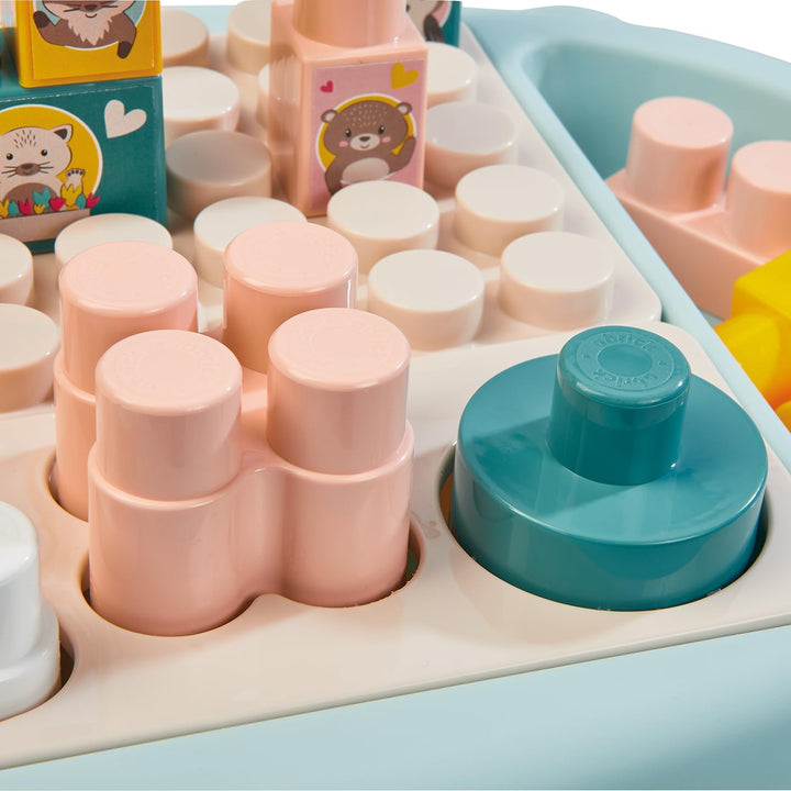 Ecoiffier 7917 Krabbeltisch Ziegel, Pastell, M