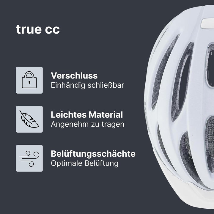uvex True cc - Leichter Allround-Helm für Damen - individuelle Grössenanpassung - erweiterbar mit LE