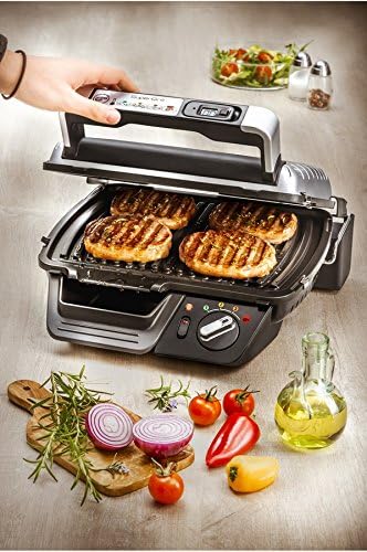 Tefal SuperGrill 2000 Watt Elektrogrill Elektrogrill Aluminium 320 x 240 mm