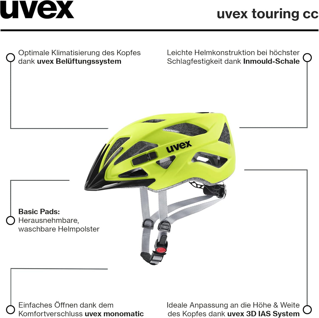 uvex touring cc - leichter Allround-Helm für Damen und Herren - individuelle Grössenanpassung - erwe