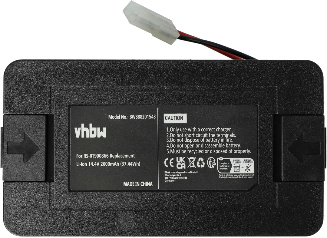 vhbw Akku kompatibel mit Rowenta X-plorer Serie 20 Aqua RR6875, RR6875WH Home Cleaner Heimroboter Sc